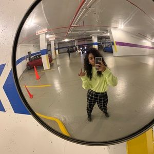 pastel green champion turtleneck